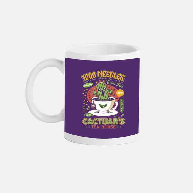 Cactuar Green Tea Emblem-None-Mug-Drinkware-LAGELANTEE