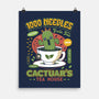 Cactuar Green Tea Emblem-None-Matte-Poster-LAGELANTEE