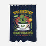 Cactuar Green Tea Emblem-None-Polyester-Shower Curtain-LAGELANTEE