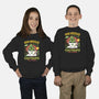 Cactuar Green Tea Emblem-Youth-Crew Neck-Sweatshirt-LAGELANTEE