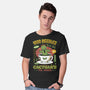 Cactuar Green Tea Emblem-Mens-Basic-Tee-LAGELANTEE