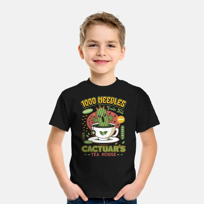 Cactuar Green Tea Emblem-Youth-Basic-Tee-LAGELANTEE