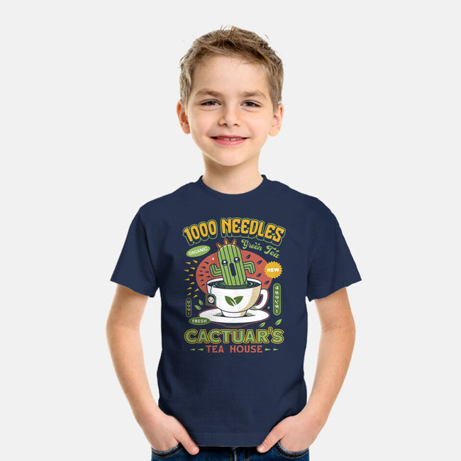 Cactuar Green Tea Emblem-Youth-Basic-Tee-LAGELANTEE