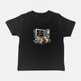 Overrated Productivity-Baby-Basic-Tee-glitchygorilla