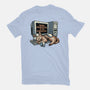 Overrated Productivity-Unisex-Basic-Tee-glitchygorilla