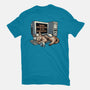Overrated Productivity-Unisex-Basic-Tee-glitchygorilla