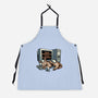 Overrated Productivity-Unisex-Kitchen-Apron-glitchygorilla