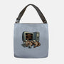 Overrated Productivity-None-Adjustable Tote-Bag-glitchygorilla