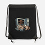 Overrated Productivity-None-Drawstring-Bag-glitchygorilla