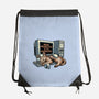 Overrated Productivity-None-Drawstring-Bag-glitchygorilla