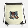 Overrated Productivity-None-Drawstring-Bag-glitchygorilla