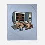 Overrated Productivity-None-Fleece-Blanket-glitchygorilla
