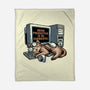 Overrated Productivity-None-Fleece-Blanket-glitchygorilla