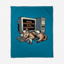 Overrated Productivity-None-Fleece-Blanket-glitchygorilla