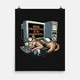 Overrated Productivity-None-Matte-Poster-glitchygorilla