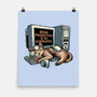 Overrated Productivity-None-Matte-Poster-glitchygorilla