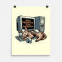 Overrated Productivity-None-Matte-Poster-glitchygorilla