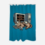 Overrated Productivity-None-Polyester-Shower Curtain-glitchygorilla