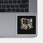 Overrated Productivity-None-Glossy-Sticker-glitchygorilla