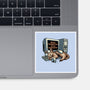 Overrated Productivity-None-Glossy-Sticker-glitchygorilla