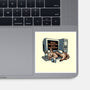 Overrated Productivity-None-Glossy-Sticker-glitchygorilla