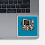 Overrated Productivity-None-Glossy-Sticker-glitchygorilla