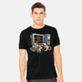 Overrated Productivity-Mens-Heavyweight-Tee-glitchygorilla
