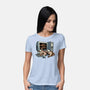 Overrated Productivity-Womens-Basic-Tee-glitchygorilla
