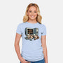 Overrated Productivity-Womens-Fitted-Tee-glitchygorilla