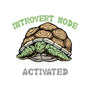 Introvert Mode Activated-None-Glossy-Sticker-glitchygorilla