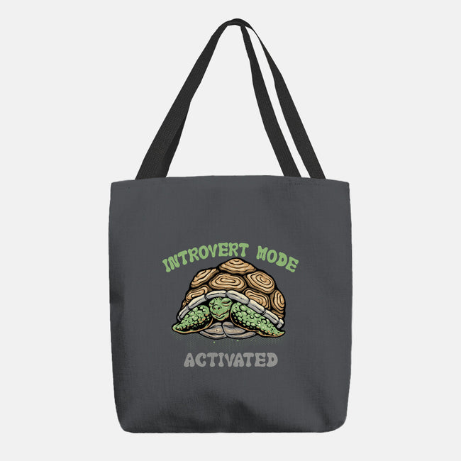 Introvert Mode Activated-None-Basic Tote-Bag-glitchygorilla