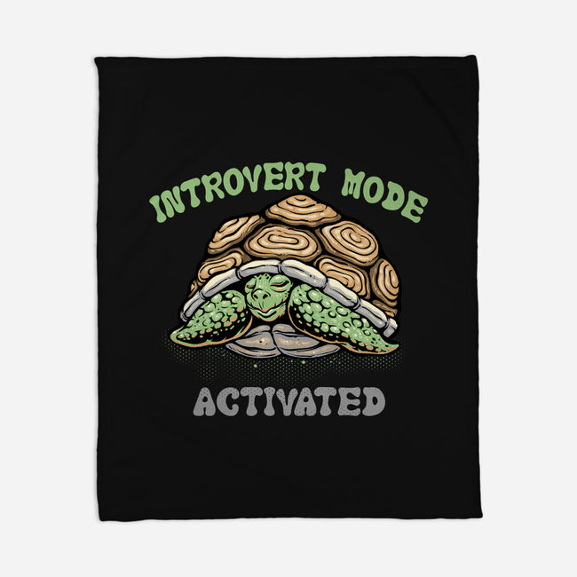 Introvert Mode Activated-None-Fleece-Blanket-glitchygorilla