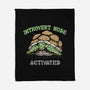 Introvert Mode Activated-None-Fleece-Blanket-glitchygorilla