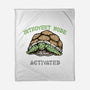 Introvert Mode Activated-None-Fleece-Blanket-glitchygorilla