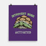 Introvert Mode Activated-None-Matte-Poster-glitchygorilla