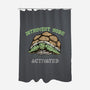 Introvert Mode Activated-None-Polyester-Shower Curtain-glitchygorilla