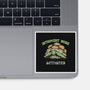 Introvert Mode Activated-None-Glossy-Sticker-glitchygorilla