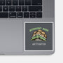 Introvert Mode Activated-None-Glossy-Sticker-glitchygorilla