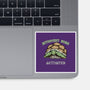 Introvert Mode Activated-None-Glossy-Sticker-glitchygorilla