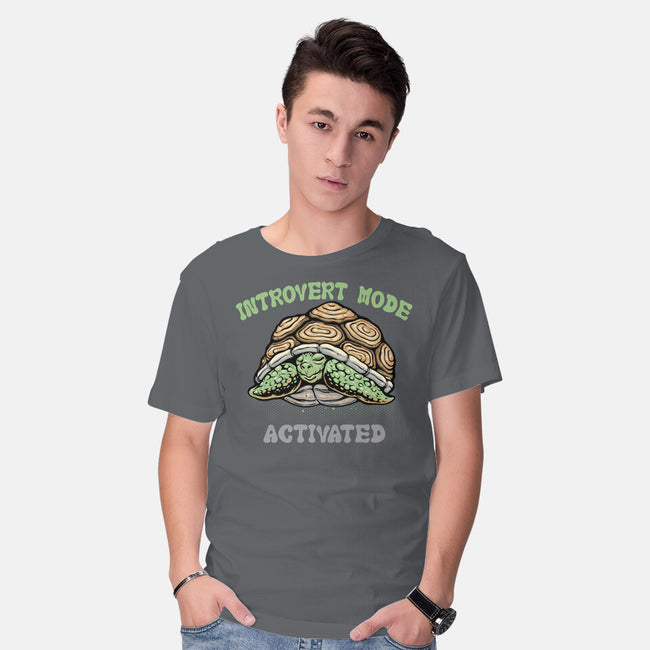 Introvert Mode Activated-Mens-Basic-Tee-glitchygorilla