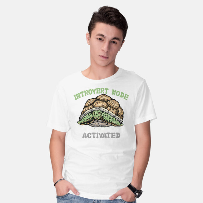 Introvert Mode Activated-Mens-Basic-Tee-glitchygorilla