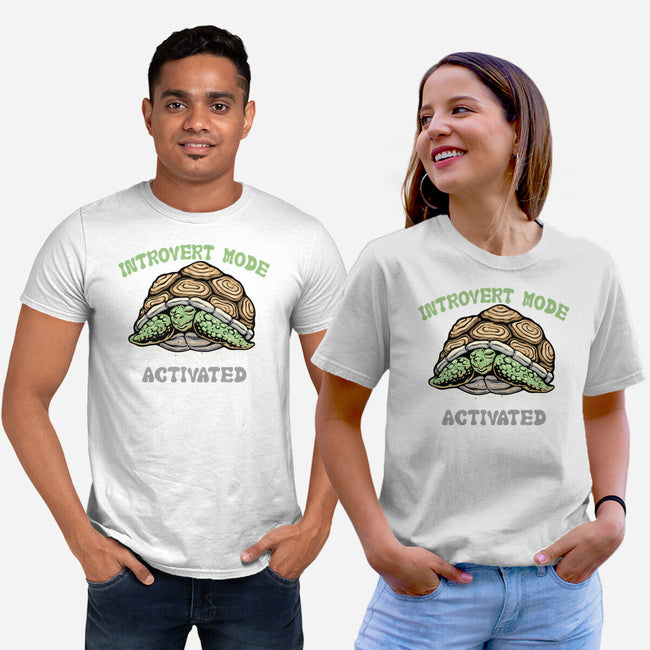 Introvert Mode Activated-Unisex-Basic-Tee-glitchygorilla