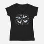 PawPlane Tour-Womens-V-Neck-Tee-erion_designs