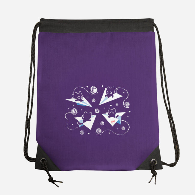 PawPlane Tour-None-Drawstring-Bag-erion_designs
