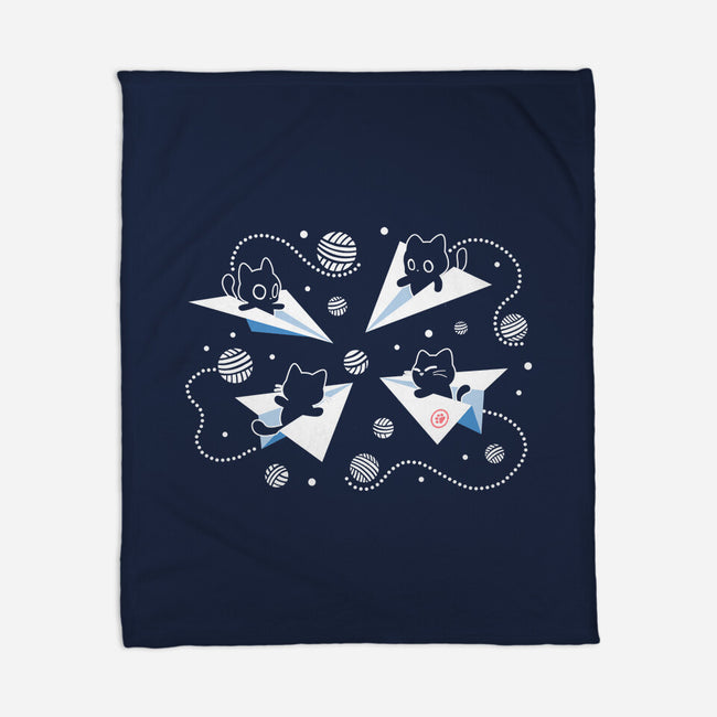 PawPlane Tour-None-Fleece-Blanket-erion_designs