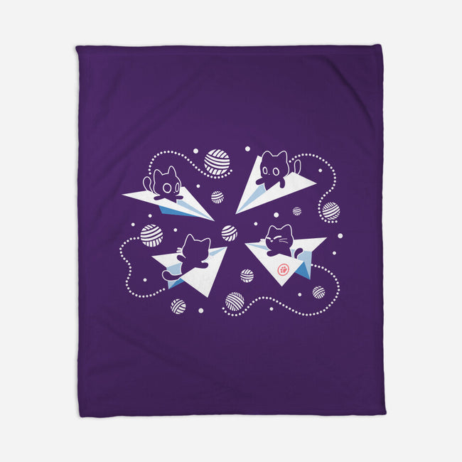 PawPlane Tour-None-Fleece-Blanket-erion_designs