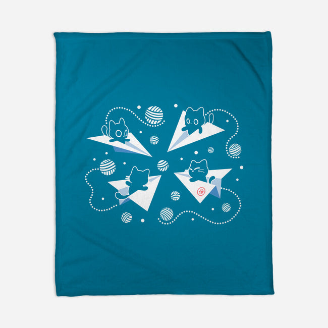 PawPlane Tour-None-Fleece-Blanket-erion_designs