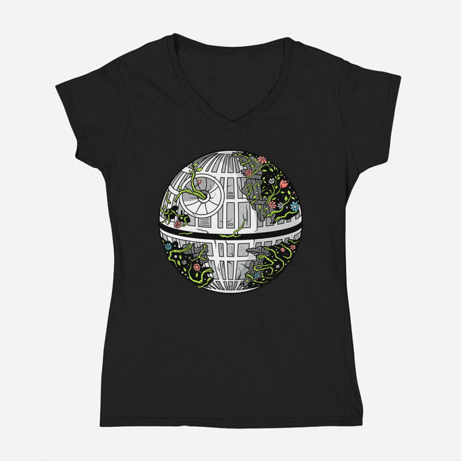 Life Star-Womens-V-Neck-Tee-erion_designs
