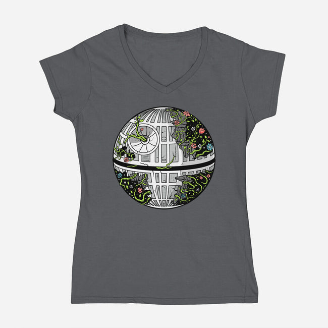 Life Star-Womens-V-Neck-Tee-erion_designs