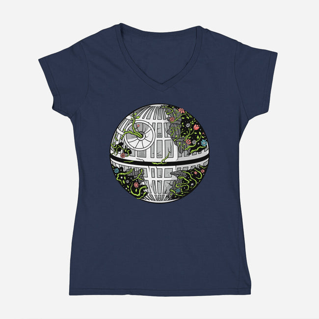 Life Star-Womens-V-Neck-Tee-erion_designs
